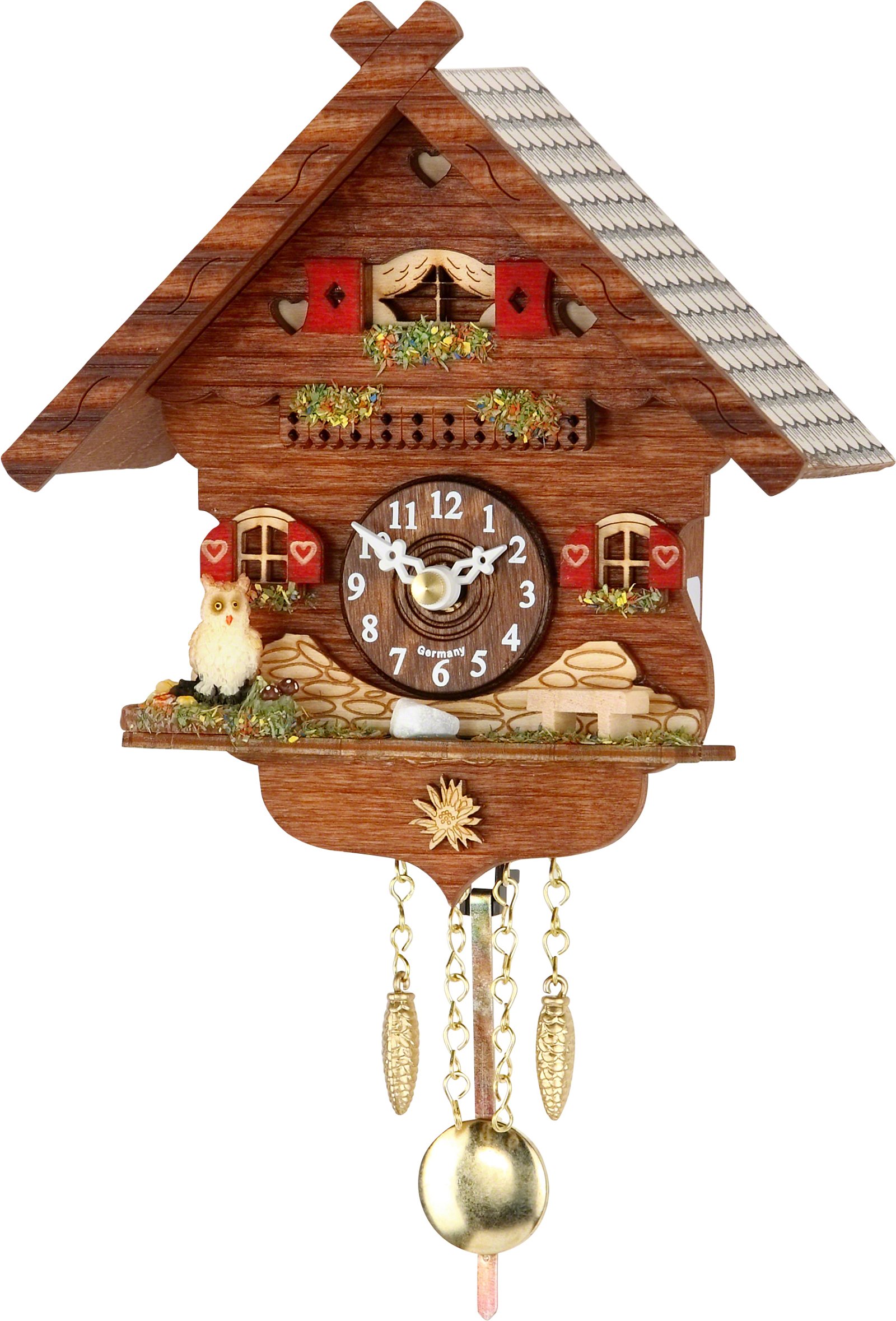German Black Forest Swiss House swing cuckoo clock with Quartz movement,cuckoo 