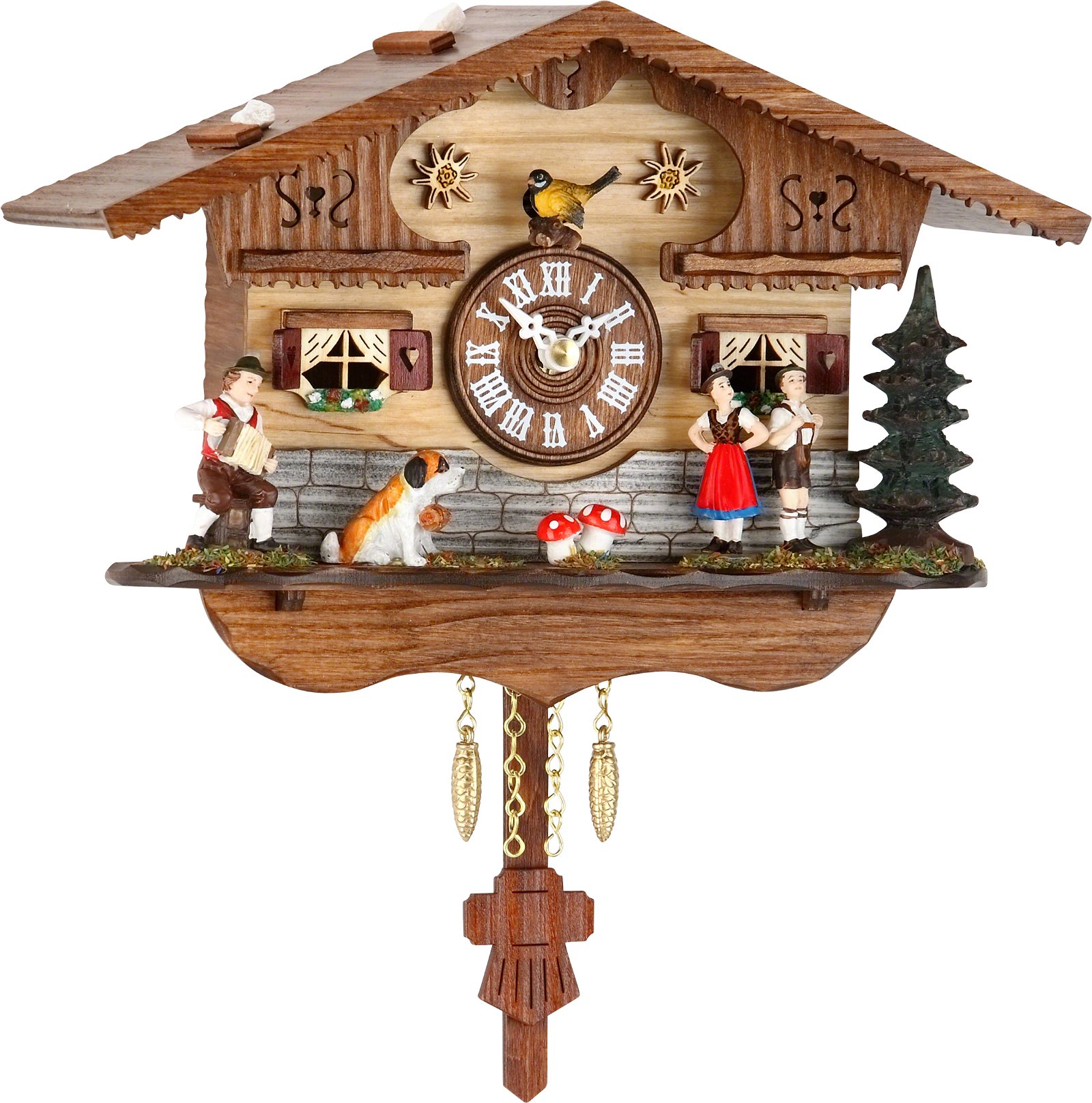 Cuckoo Clock Pendulum  German Small for One Day Movements 