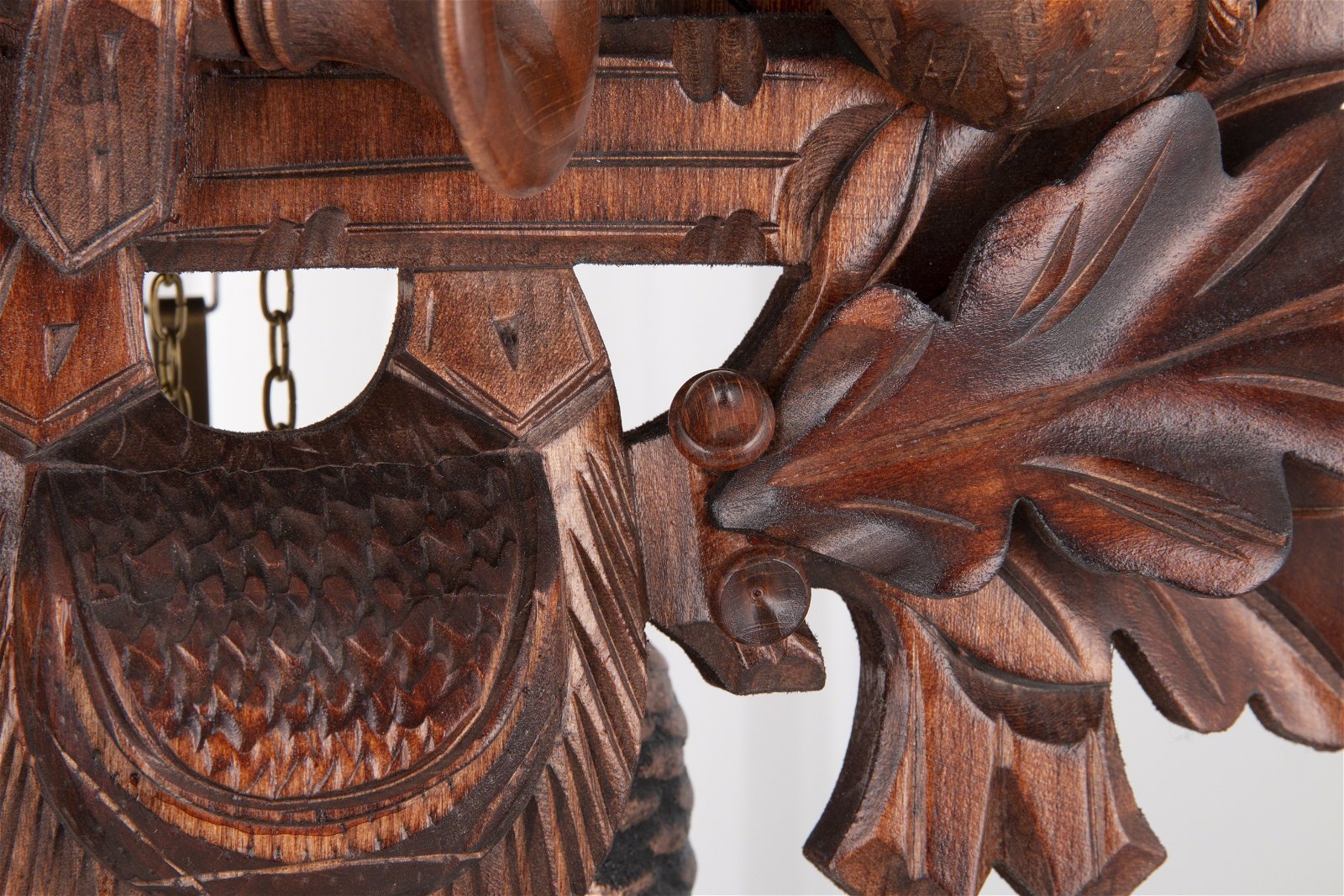 Cuckoo Clock 8-day-movement Carved-Style 50cm by Hönes