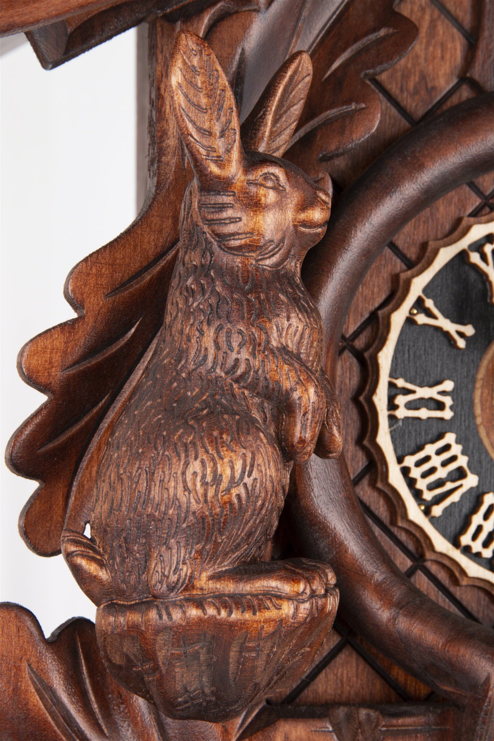 Cuckoo Clock 8-day-movement Carved-Style 50cm by Hönes