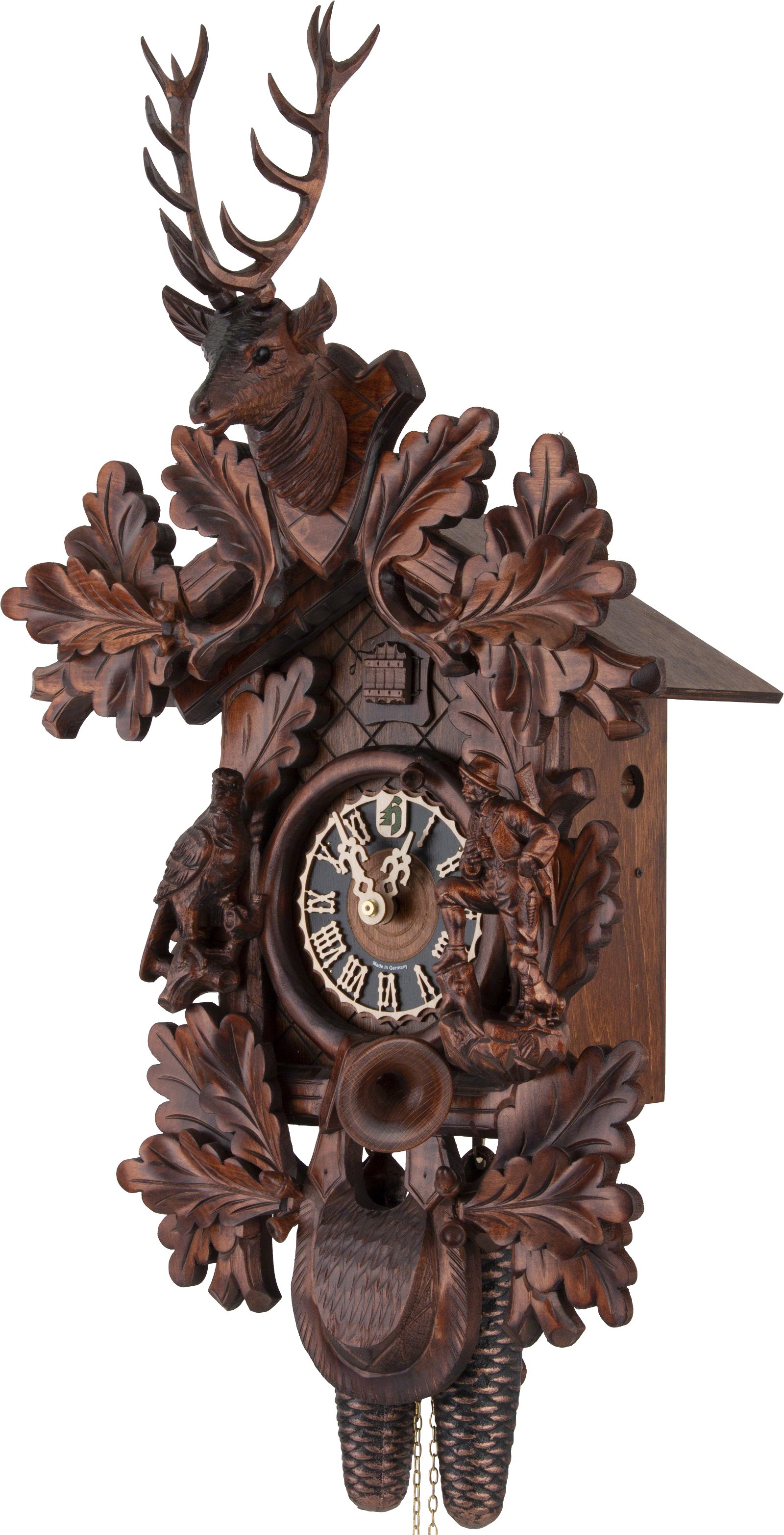 Cuckoo Clock 8-day-movement Carved-Style 71cm by Hönes