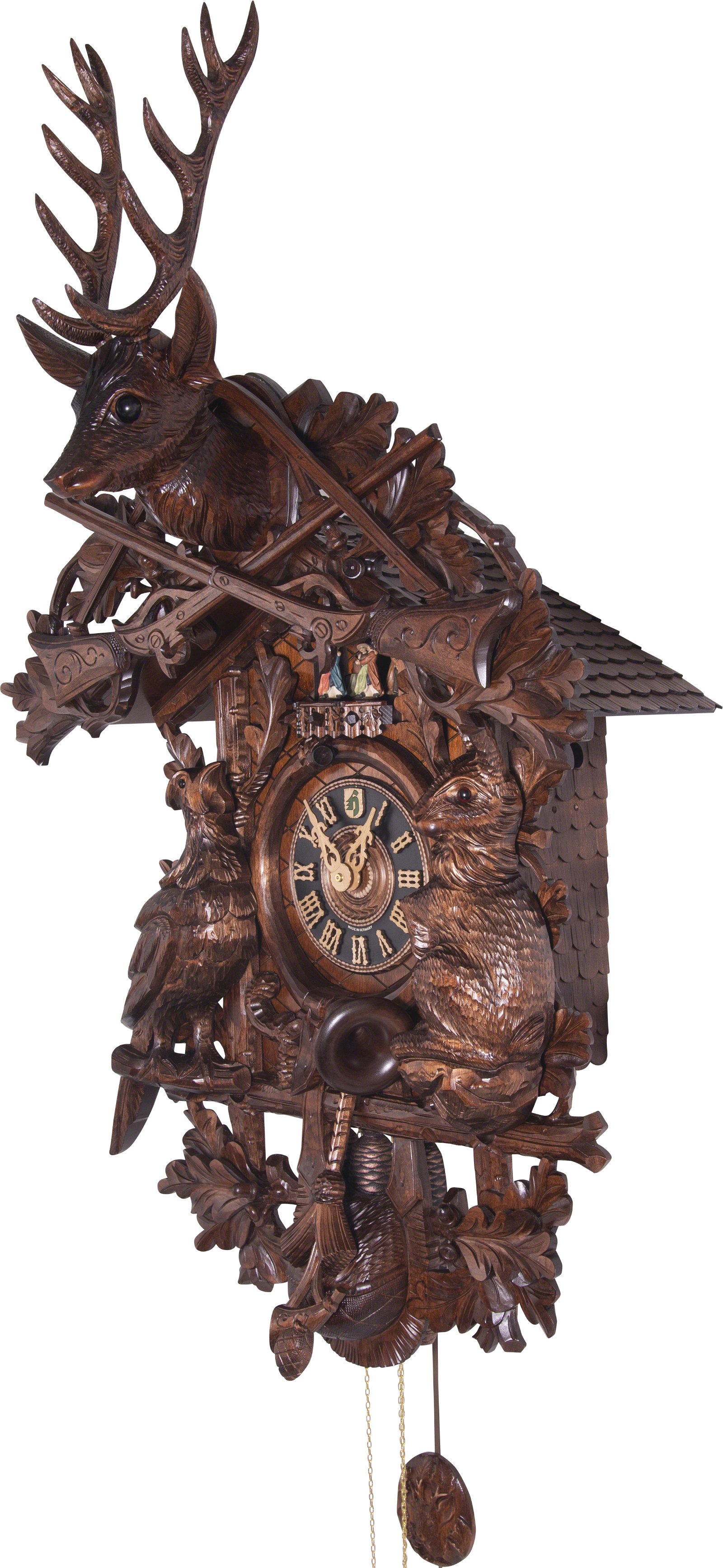 Cuckoo Clock 8-day-movement Carved-Style 110cm by Hönes