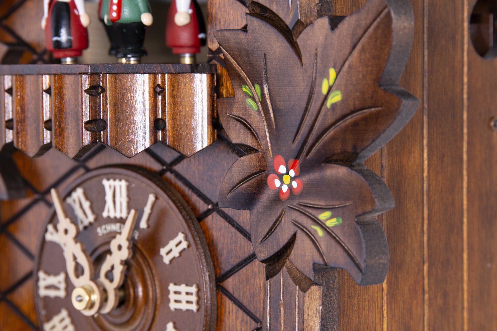 Cuckoo Clock 8-day-movement Carved-Style 42cm by Anton Schneider