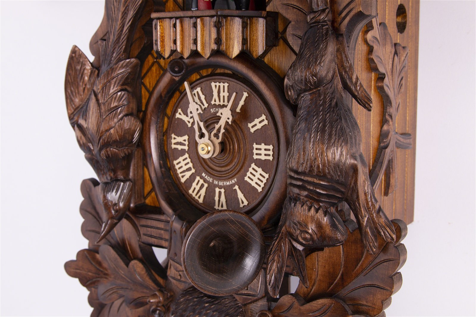 Cuckoo Clock 8-day-movement Carved-Style 60cm by Anton Schneider