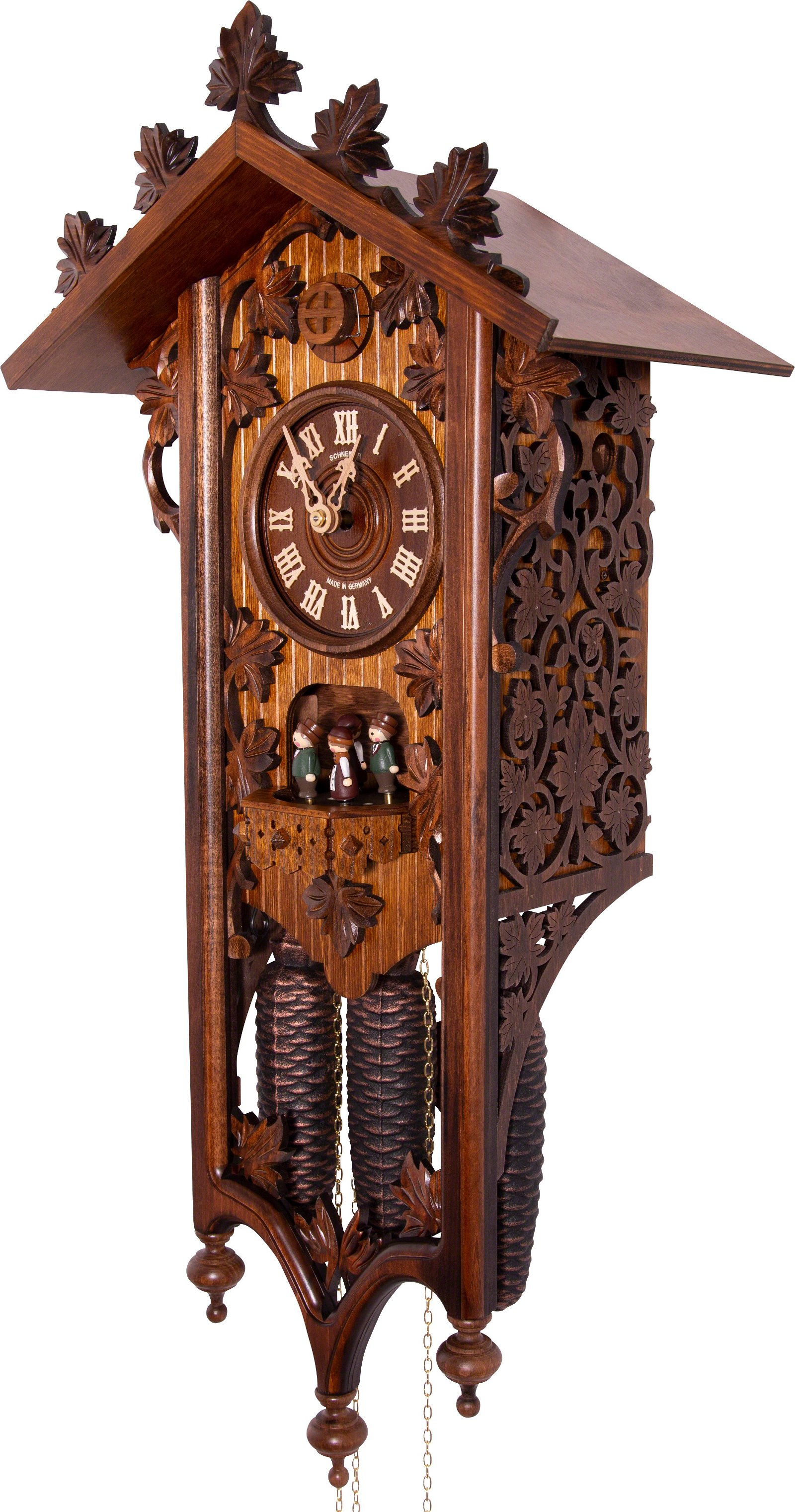 Cuckoo Clock 8-day-movement Carved-Style 68cm by Anton Schneider