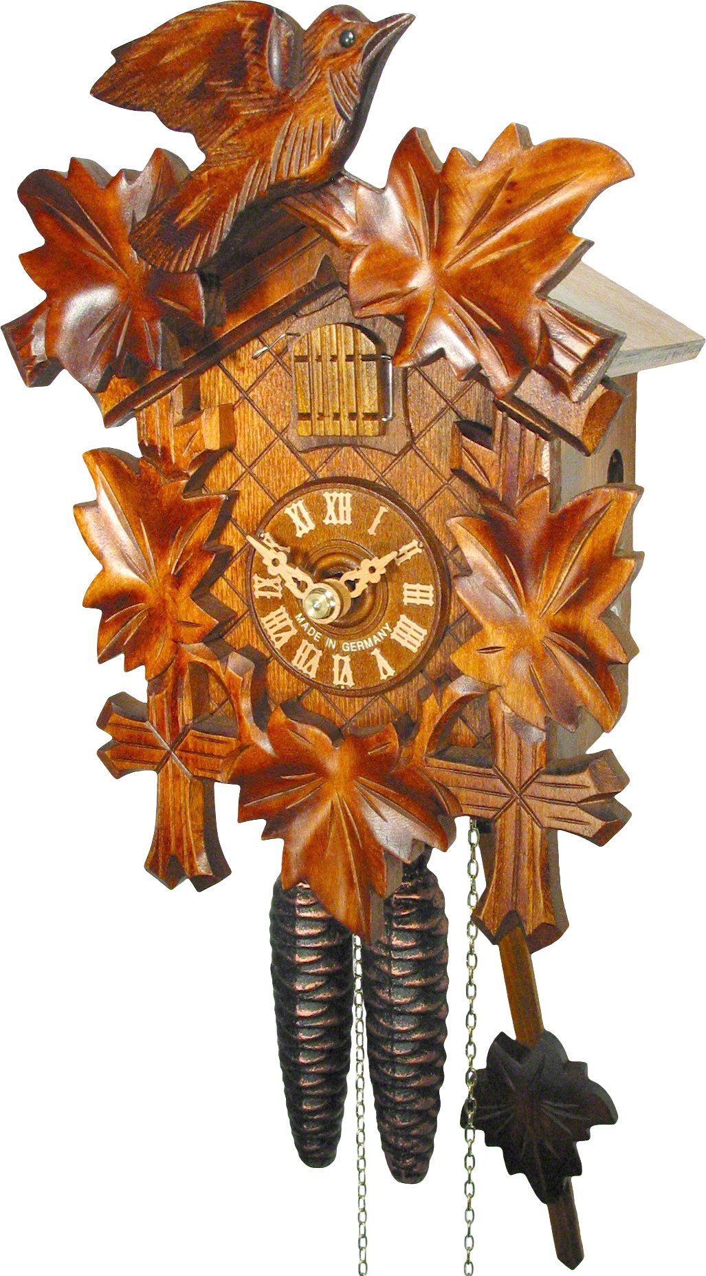 Cuckoo Clock 1-day-movement Carved-Style 23cm by August Schwer