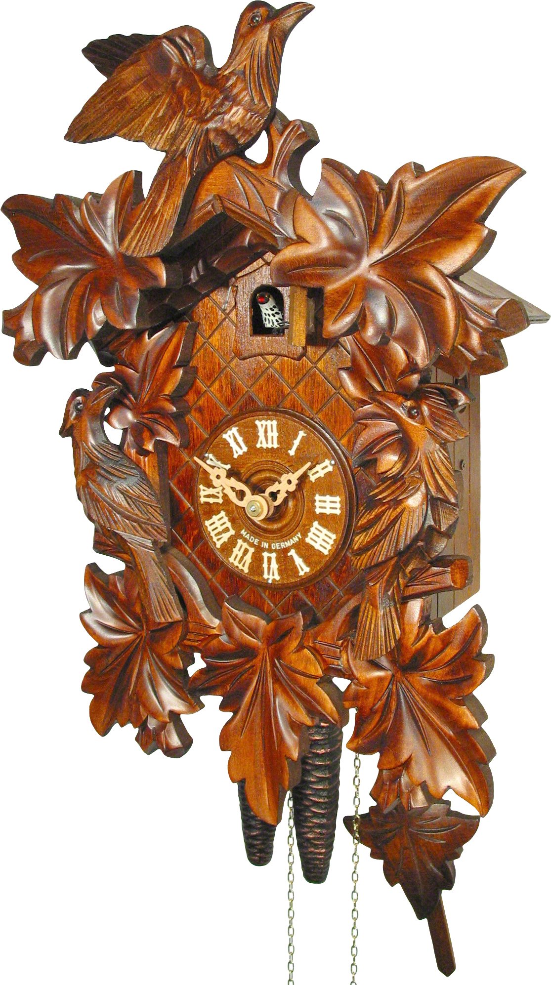 Cuckoo Clock 1-day-movement Carved-Style 33cm by August Schwer