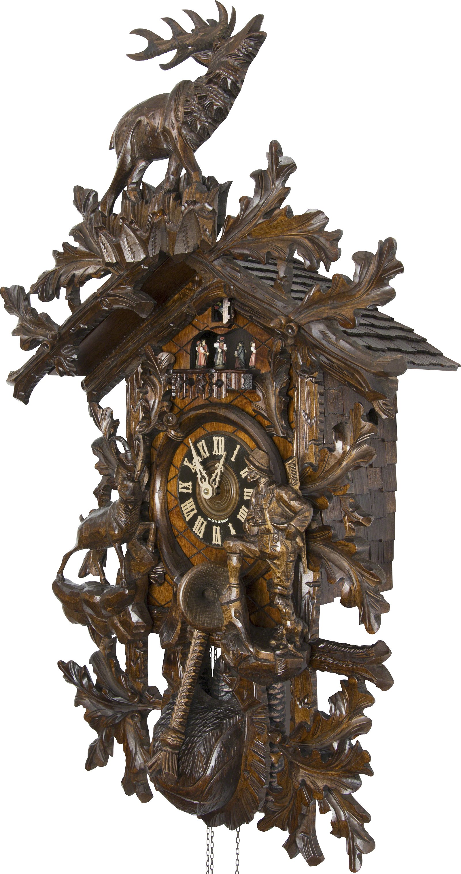 Cuckoo Clock 8-day-movement Carved-Style 90cm by August Schwer