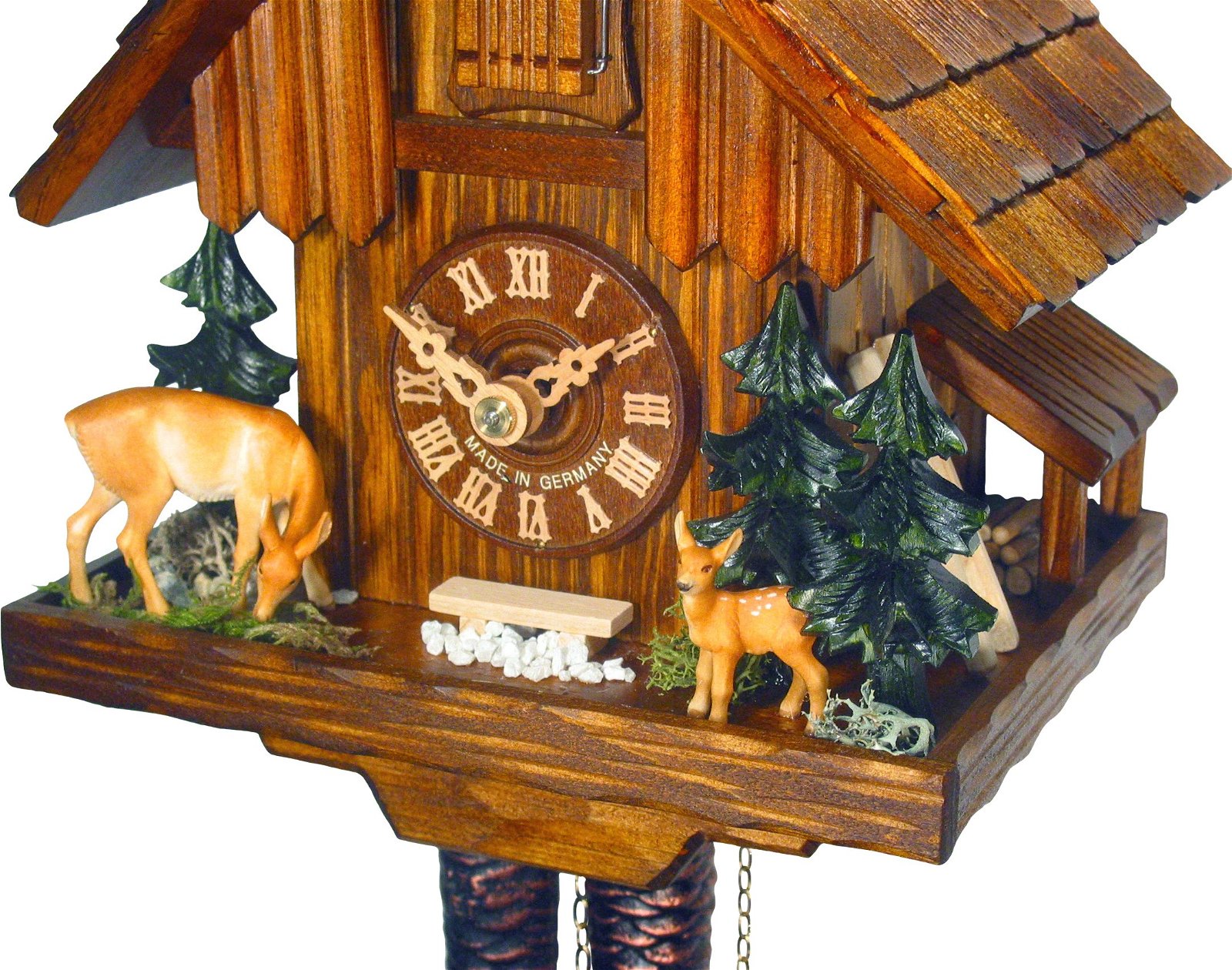 Cuckoo Clock 1-day-movement Chalet-Style 21cm by August Schwer