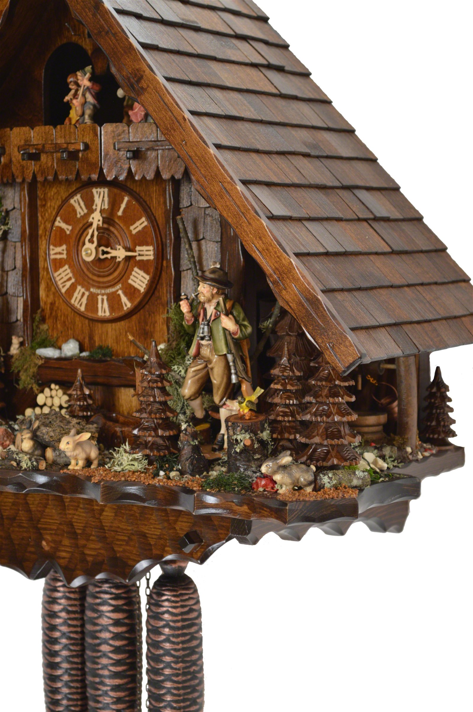 Cuckoo Clock 8-day-movement Chalet-Style 54cm by August Schwer