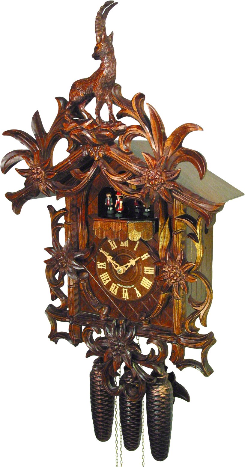 Cuckoo Clock 8-day-movement Carved-Style 57cm by August Schwer