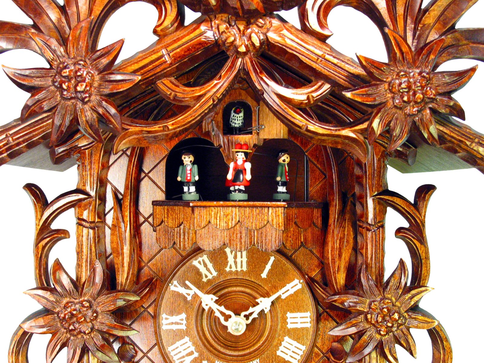 Cuckoo Clock 8-day-movement Carved-Style 57cm by August Schwer