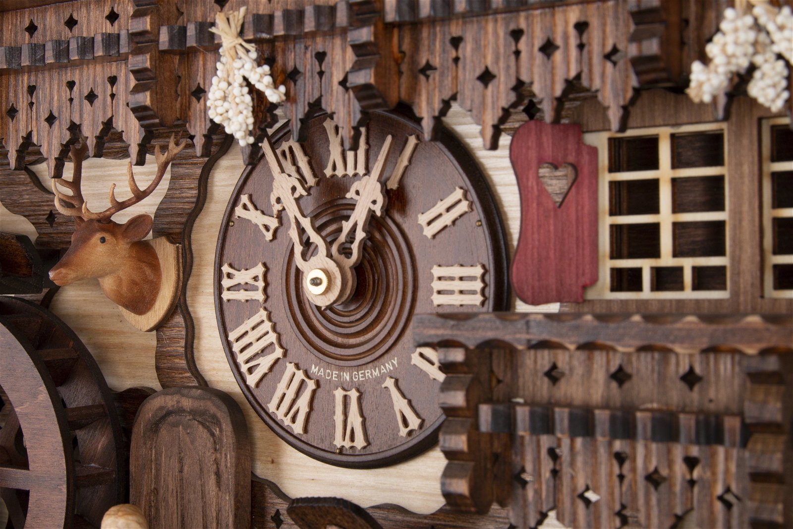 Cuckoo Clock 8-day-movement Chalet-Style 70cm by August Schwer