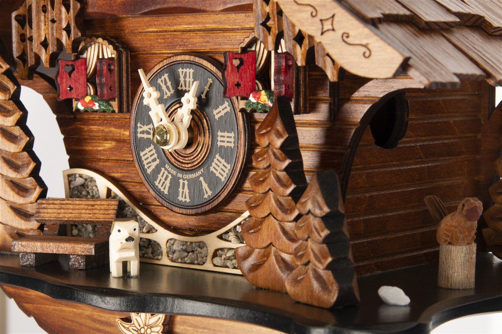 Cuckoo Clock Quartz-movement Chalet-Style 25cm by Engstler