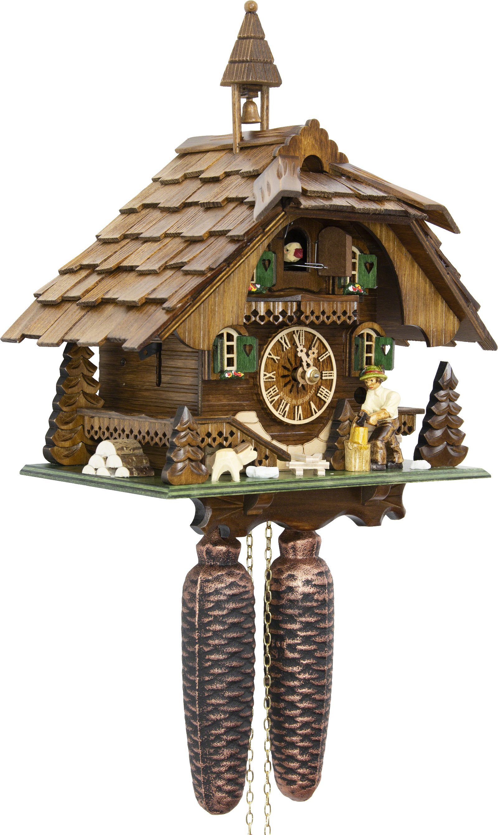 Cuckoo Clock 8-day-movement Chalet-Style 31cm by Engstler
