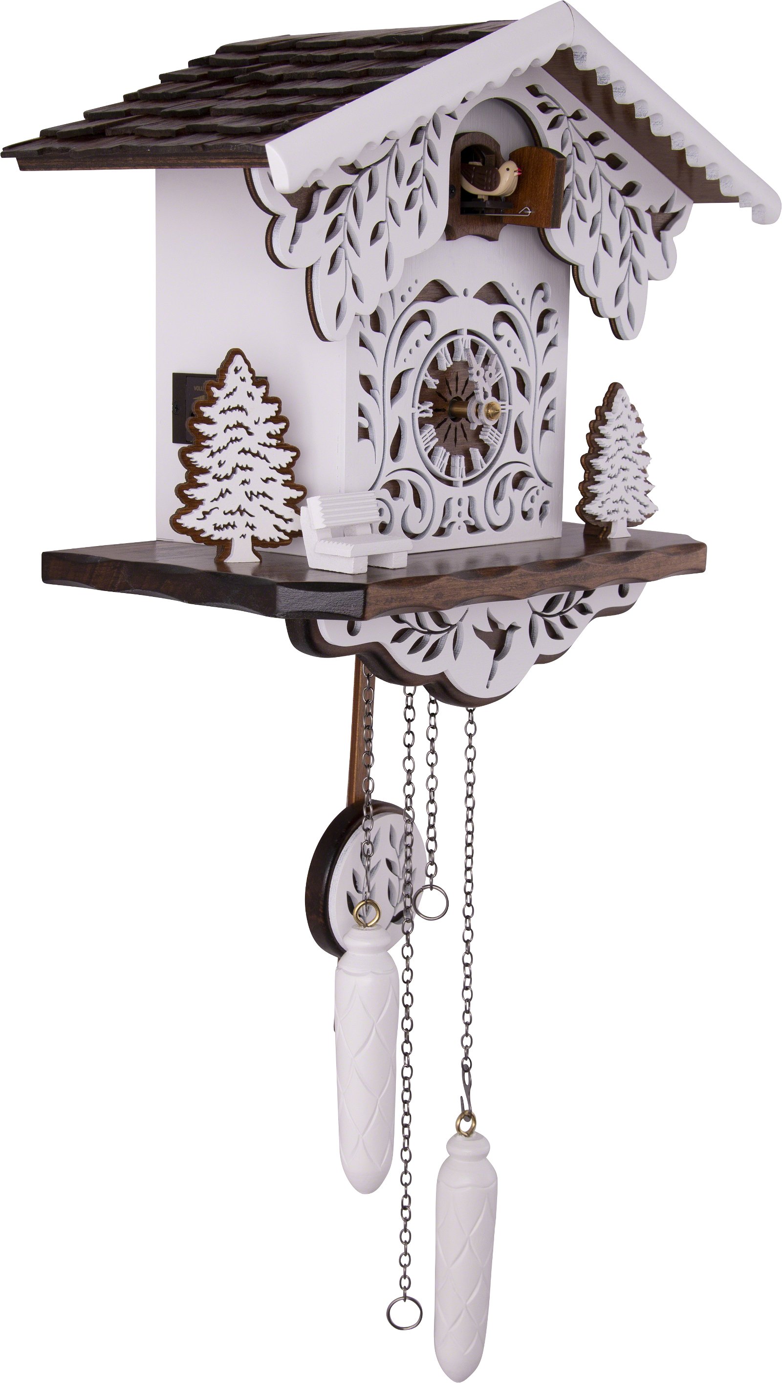 Cuckoo Clock Quartz-movement Chalet-Style 26cm by Engstler