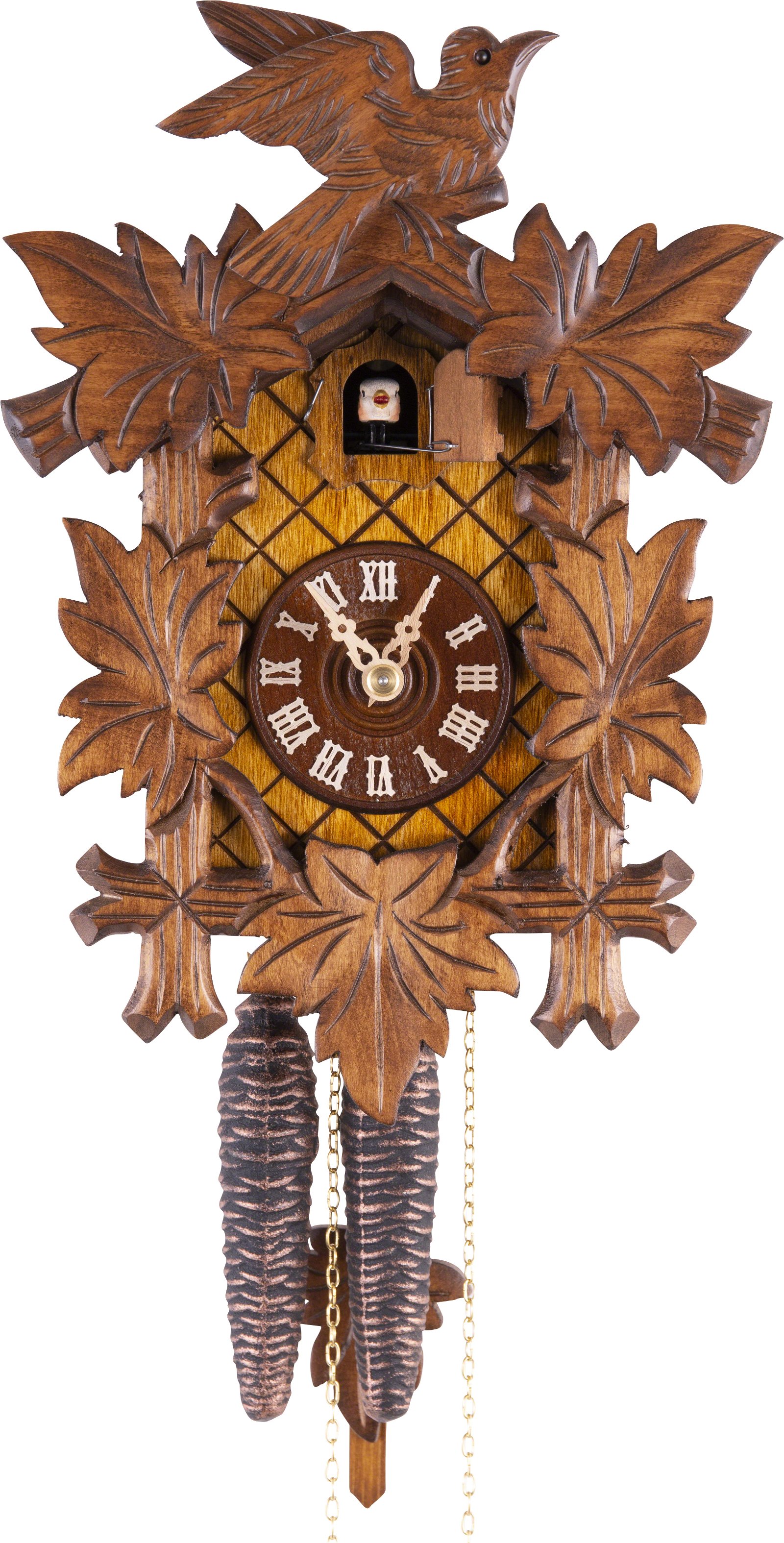 Cuckoo Clock 1-day-movement Carved-Style 28cm by Rombach & Haas
