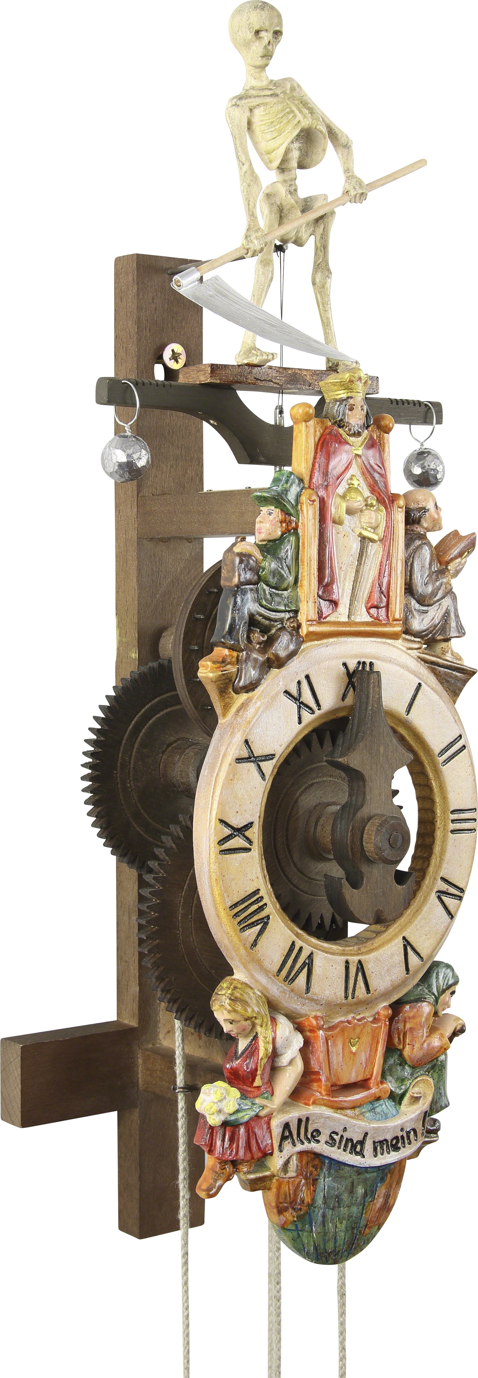 Antique replica clock 1/2-day-movement 45cm by Rombach & Haas