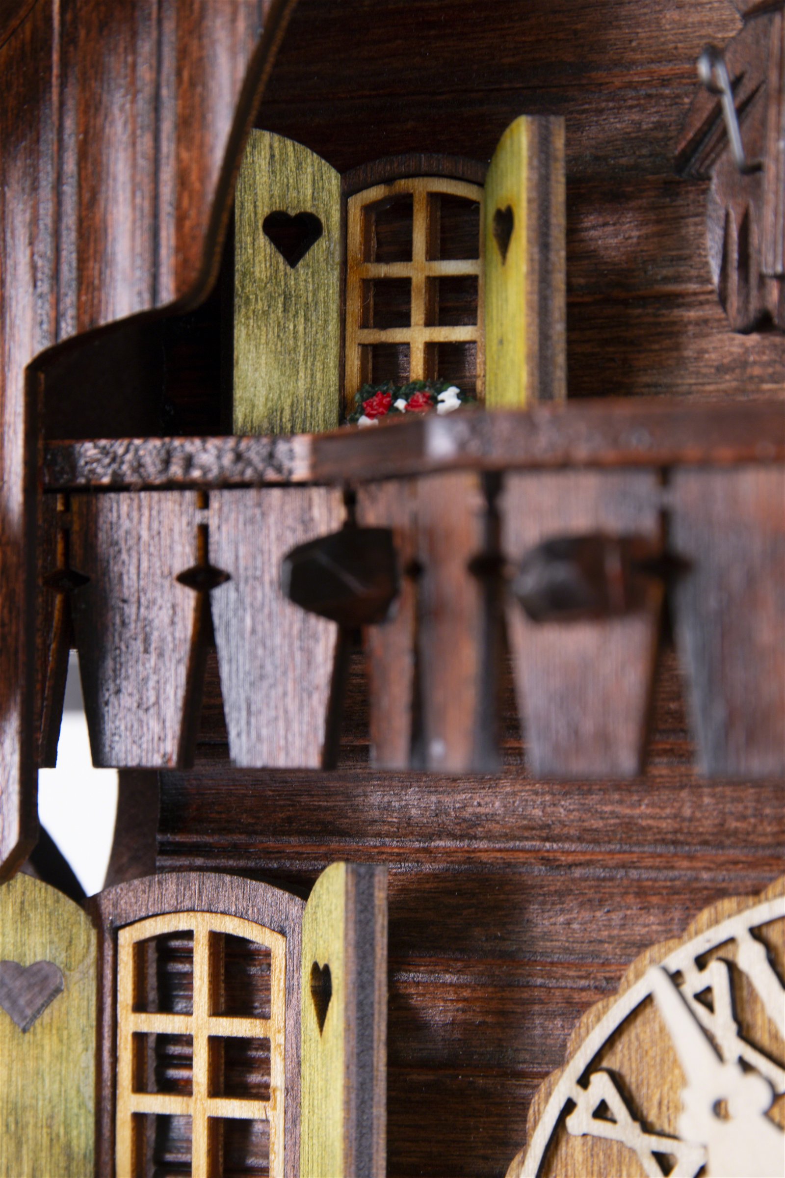 Cuckoo Clock 1-day-movement Chalet-Style 32cm by Hekas