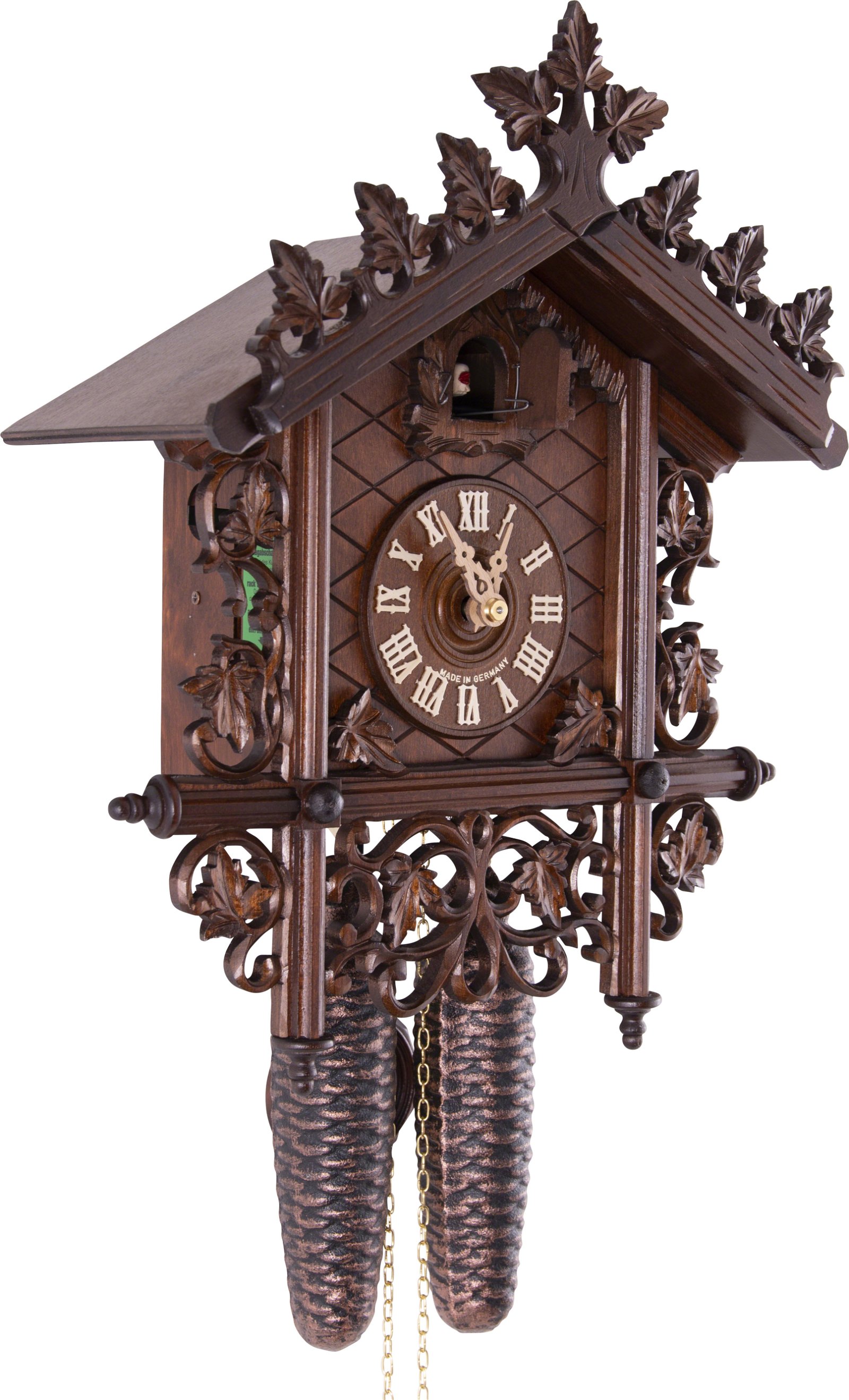 Antique replica clock 8-day-movement 36cm by Hekas