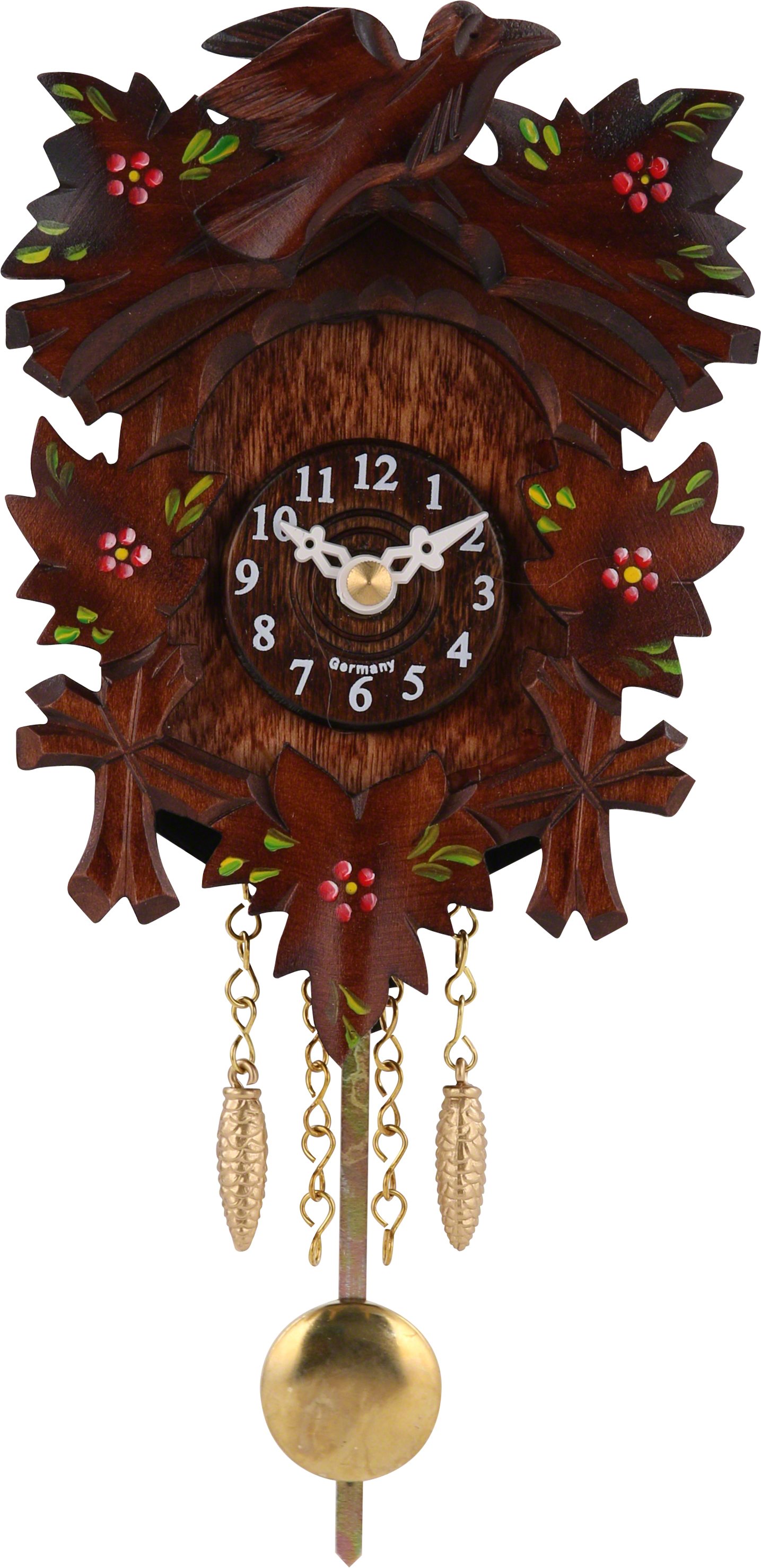 Black Forest Pendulum Clock Quartz-movement 14cm by Trenkle Uhren