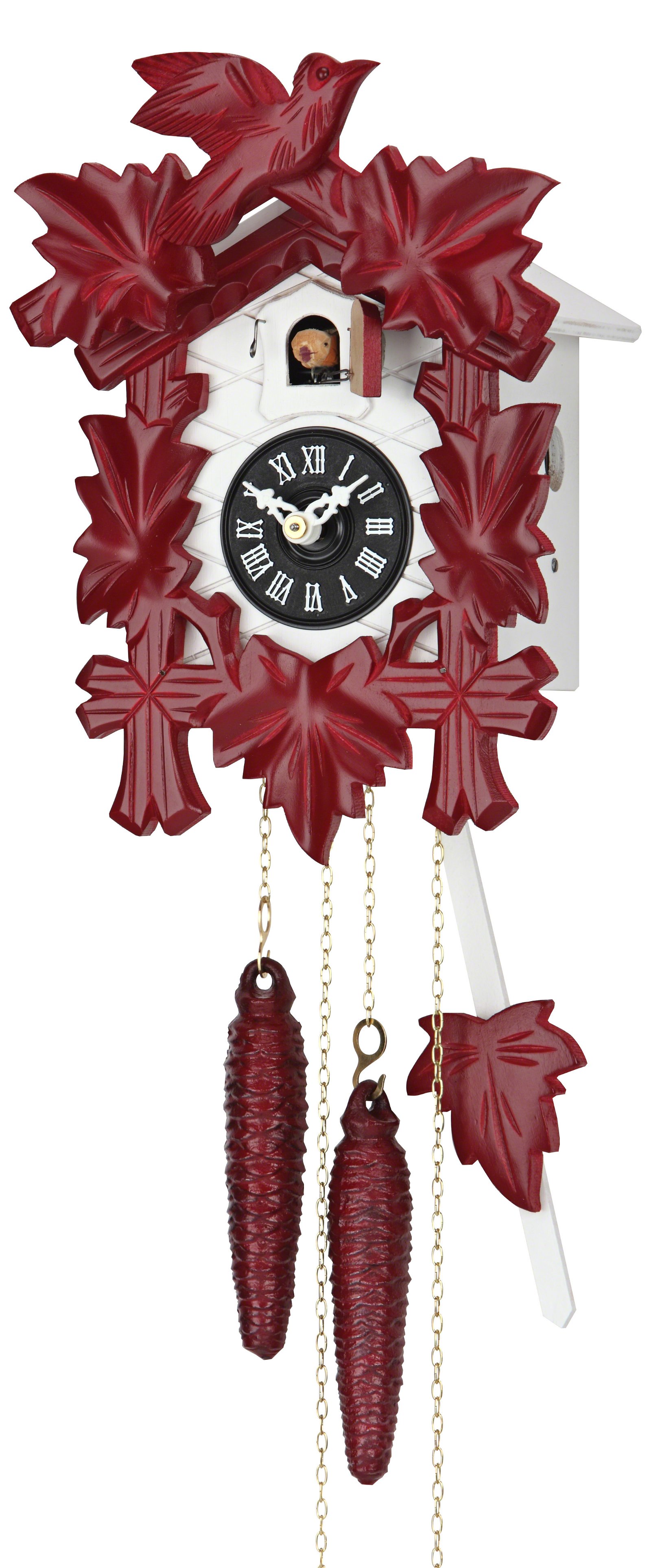 Cuckoo Clock 1-day-movement Carved-Style 21cm by Hekas