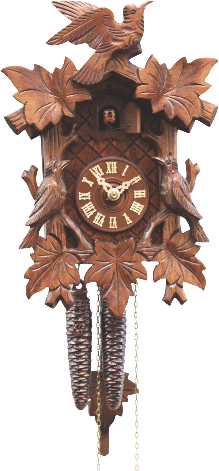 Cuckoo Clock 1-day-movement Carved-Style 28cm by Rombach & Haas
