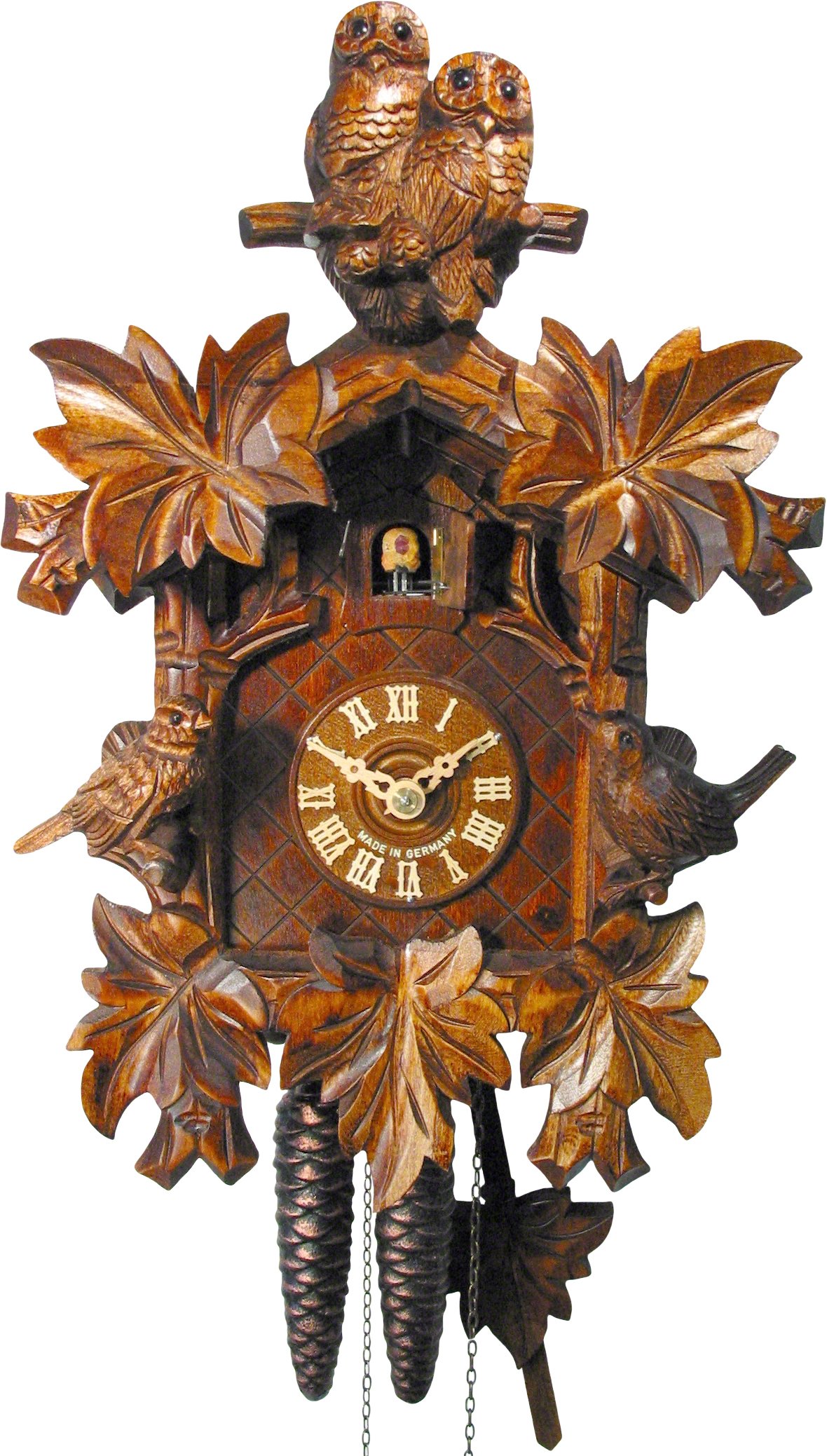 Cuckoo Clock 1-day-movement Carved-Style 32cm by August Schwer