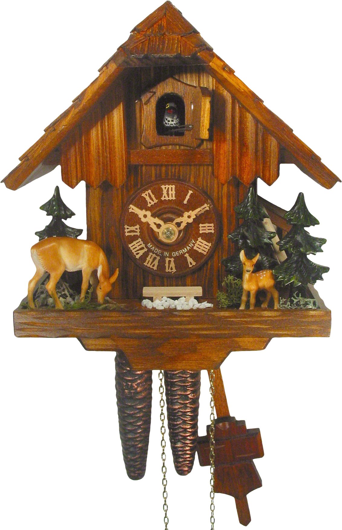 Cuckoo Clock 1-day-movement Chalet-Style 21cm by August Schwer
