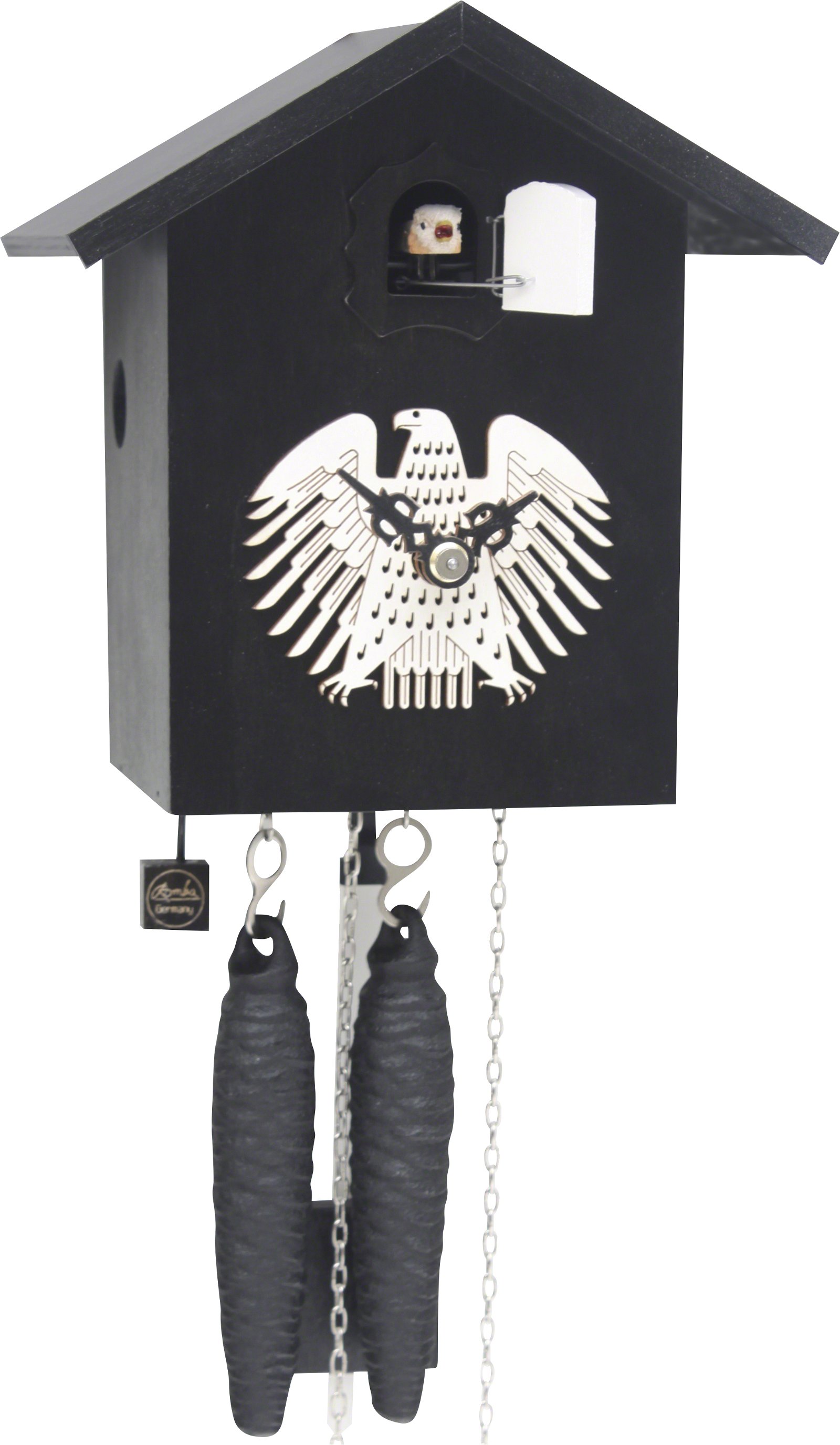 Cuckoo Clock 1-day-movement Modern-Art-Style 17cm by Rombach & Haas