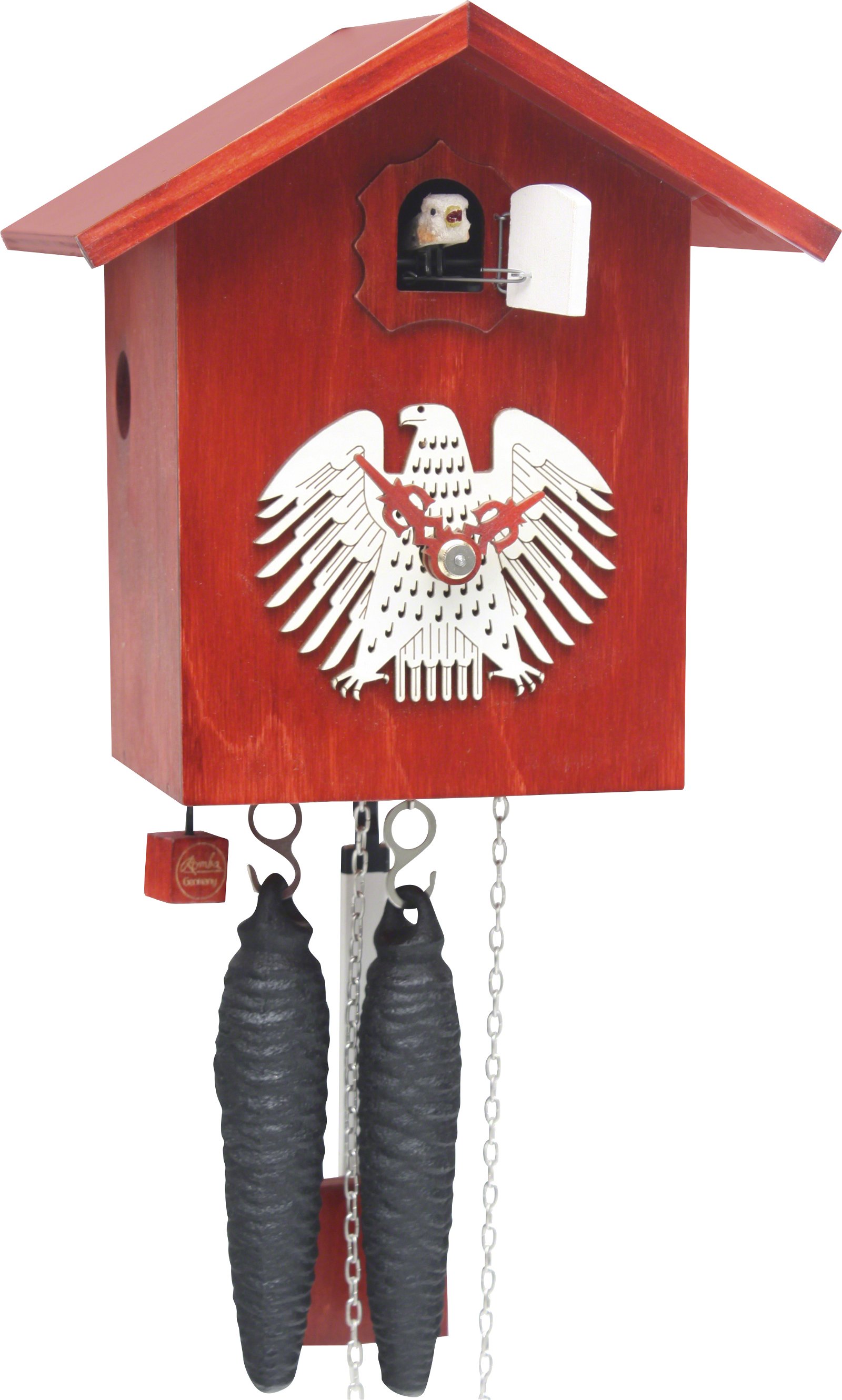 Cuckoo Clock 1-day-movement Modern-Art-Style 17cm by Rombach & Haas