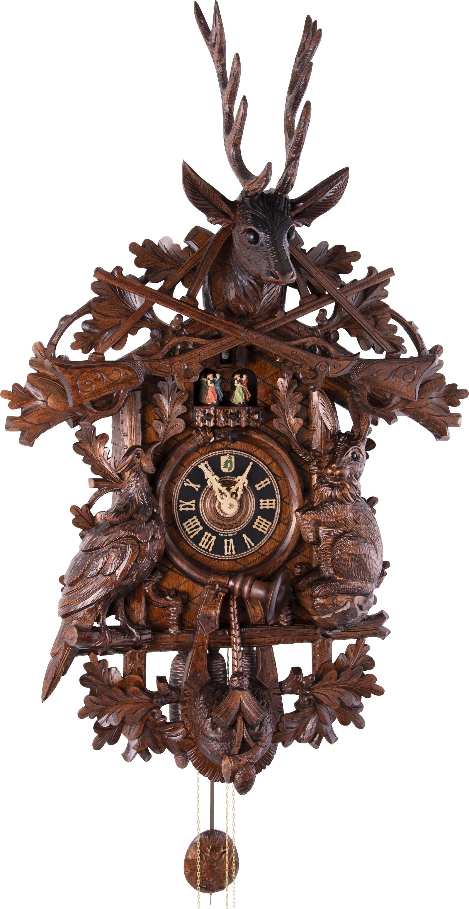 Cuckoo Clock 8-day-movement Carved-Style 110cm by Hönes