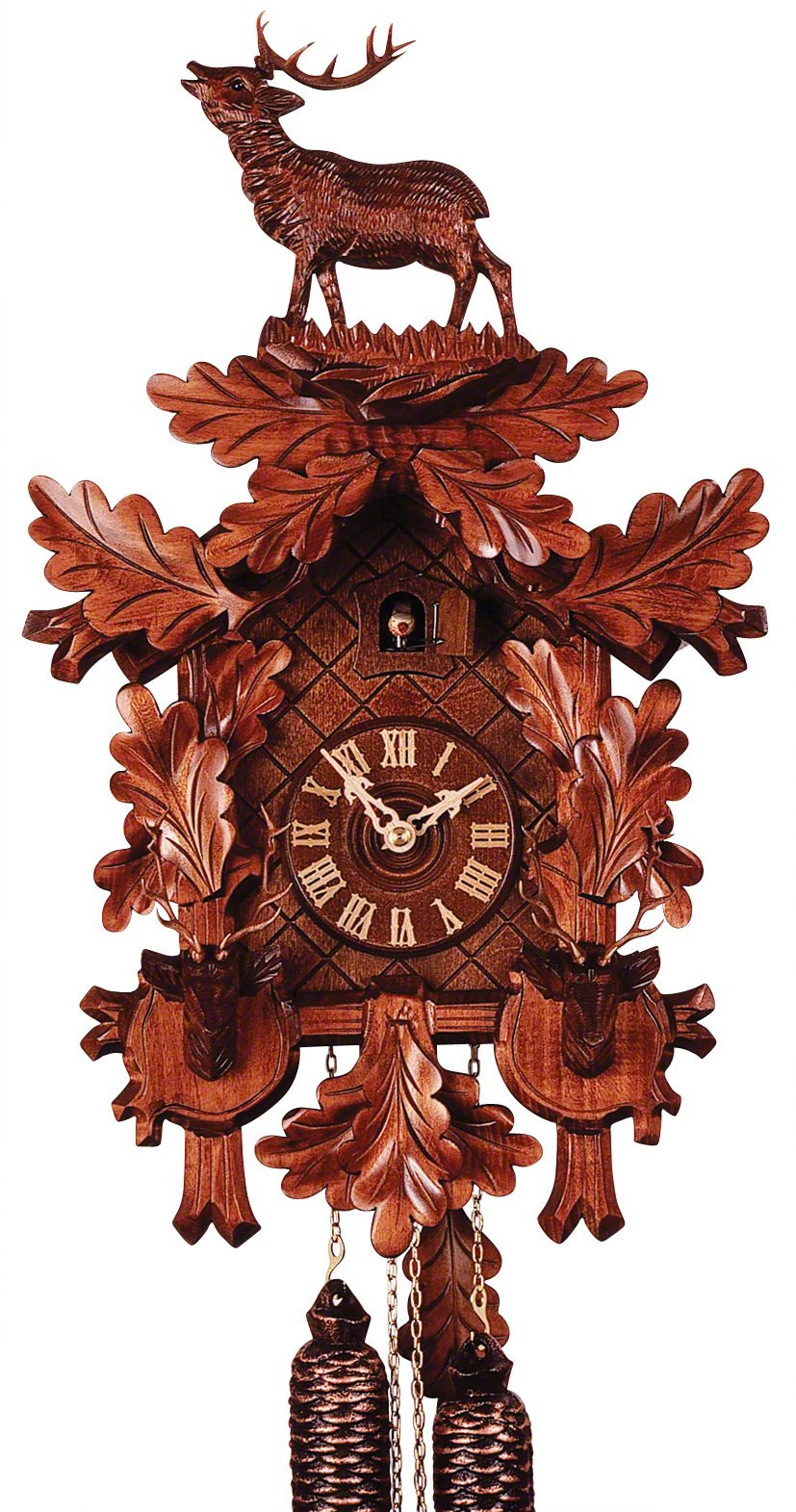 Cuckoo Clock 8-day-movement Carved-Style 47cm by Rombach & Haas