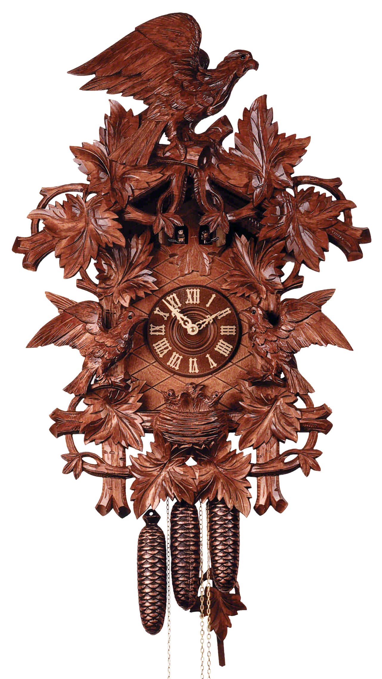 Cuckoo Clock 8-day-movement Carved-Style 70cm by Rombach & Haas