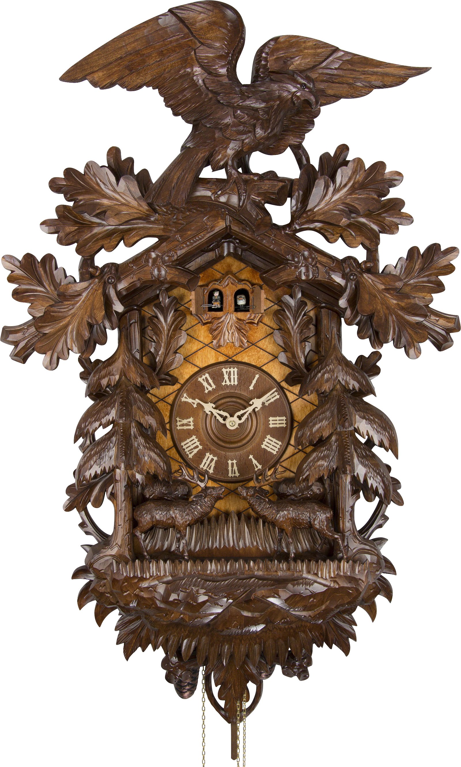 Cuckoo Clock 8-day-movement Carved-Style 90cm by Rombach & Haas