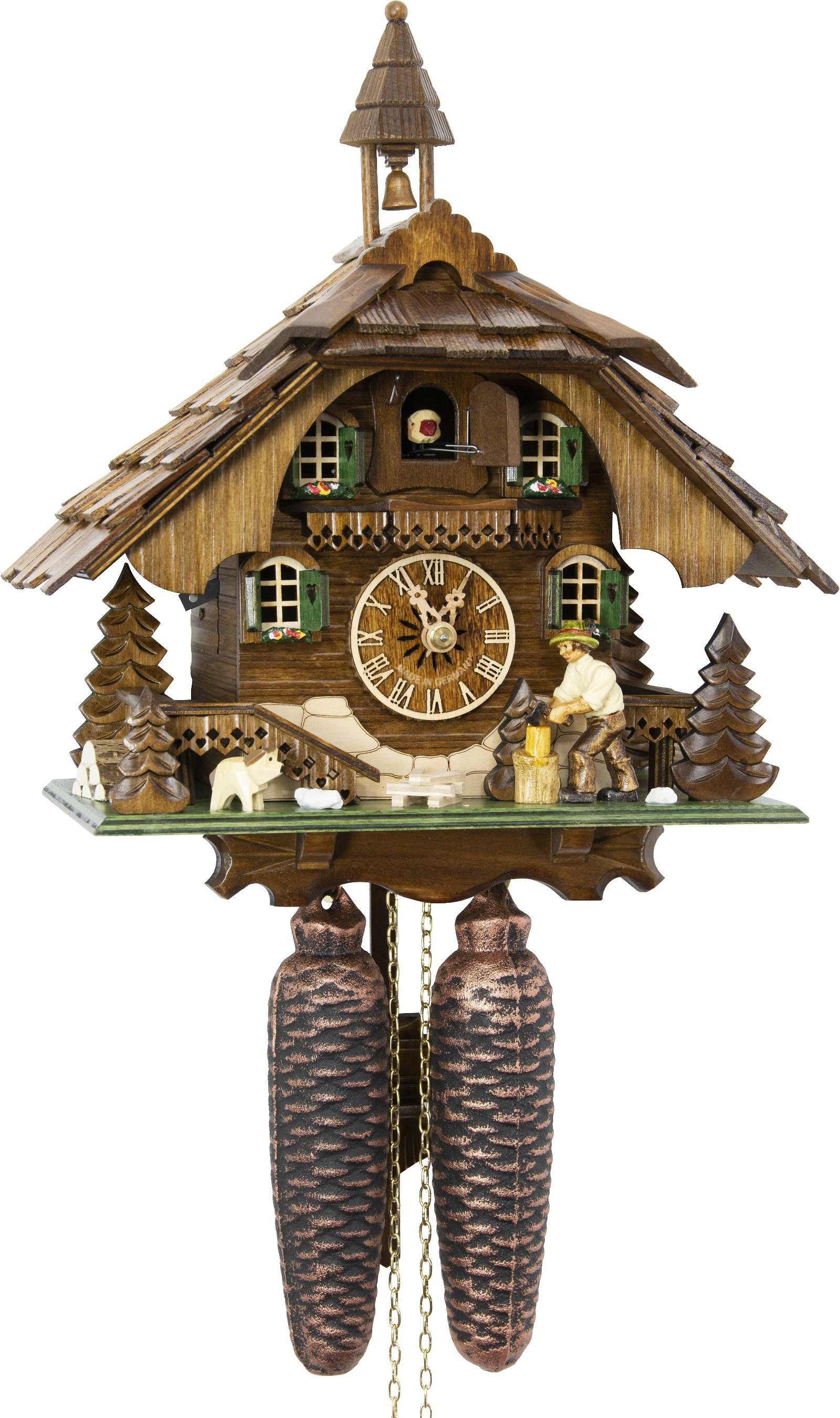 Cuckoo Clock 8-day-movement Chalet-Style 31cm by Engstler