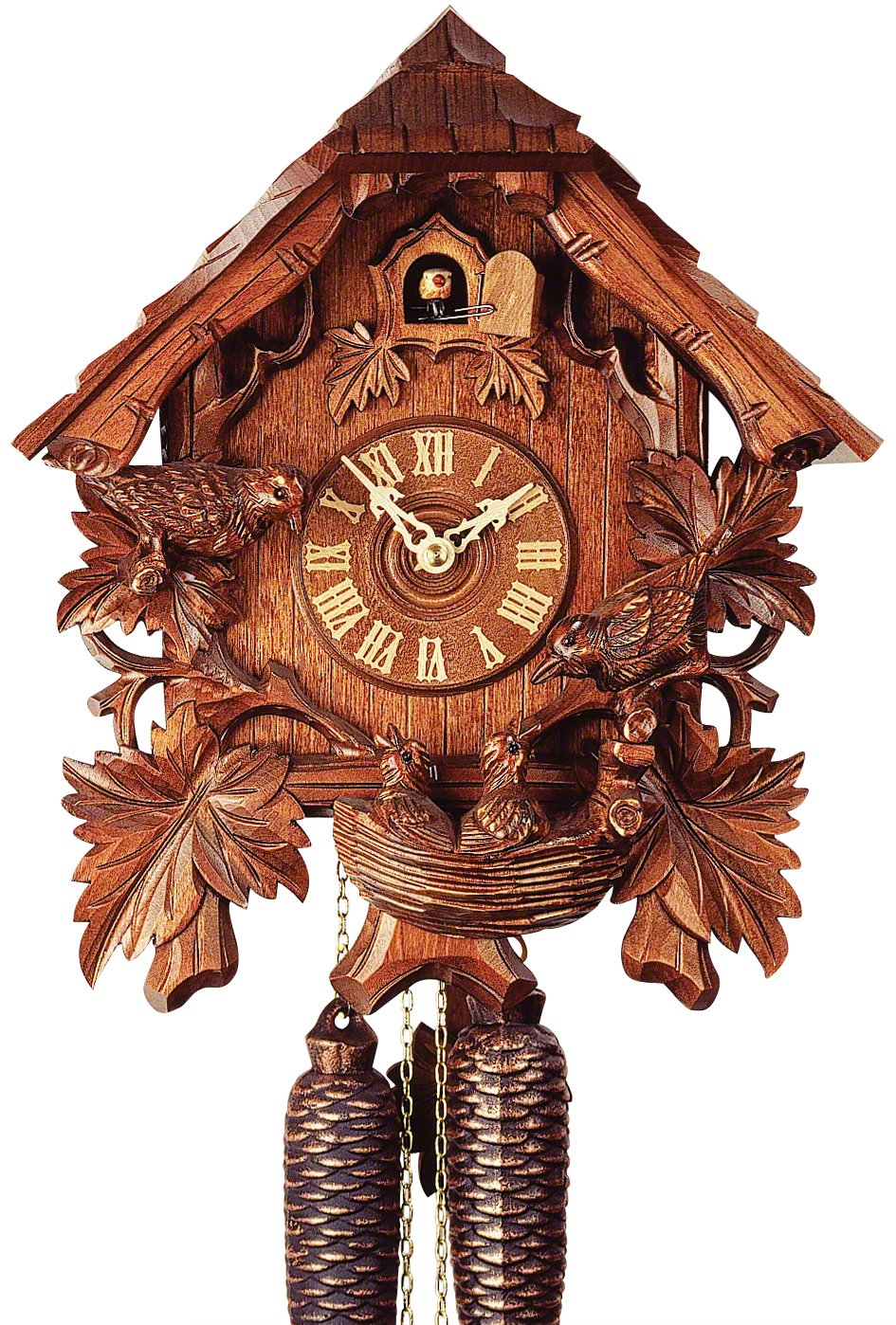 Cuckoo Clock 8-day-movement Chalet-Style 37cm by Rombach & Haas