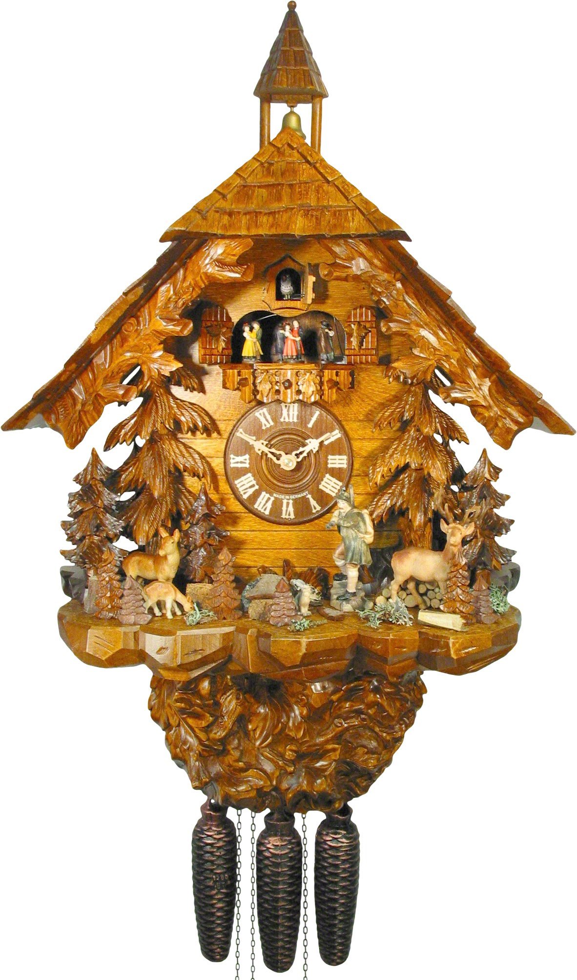 Cuckoo Clock 8-day-movement Chalet-Style 71cm by August Schwer