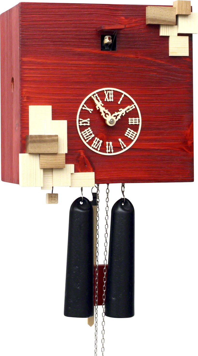 Cuckoo Clock 8-day-movement Modern-Art-Style 25cm by Rombach & Haas