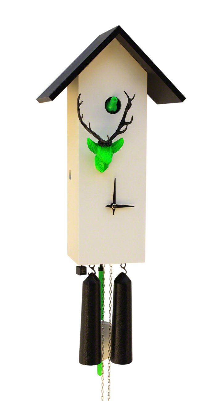 Cuckoo Clock 8-day-movement Modern-Art-Style 44cm by Rombach & Haas