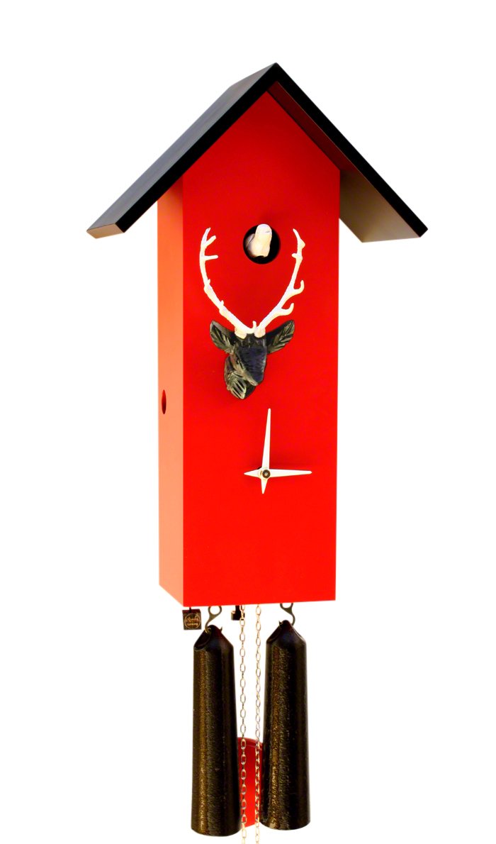 Cuckoo Clock 8-day-movement Modern-Art-Style 44cm by Rombach & Haas