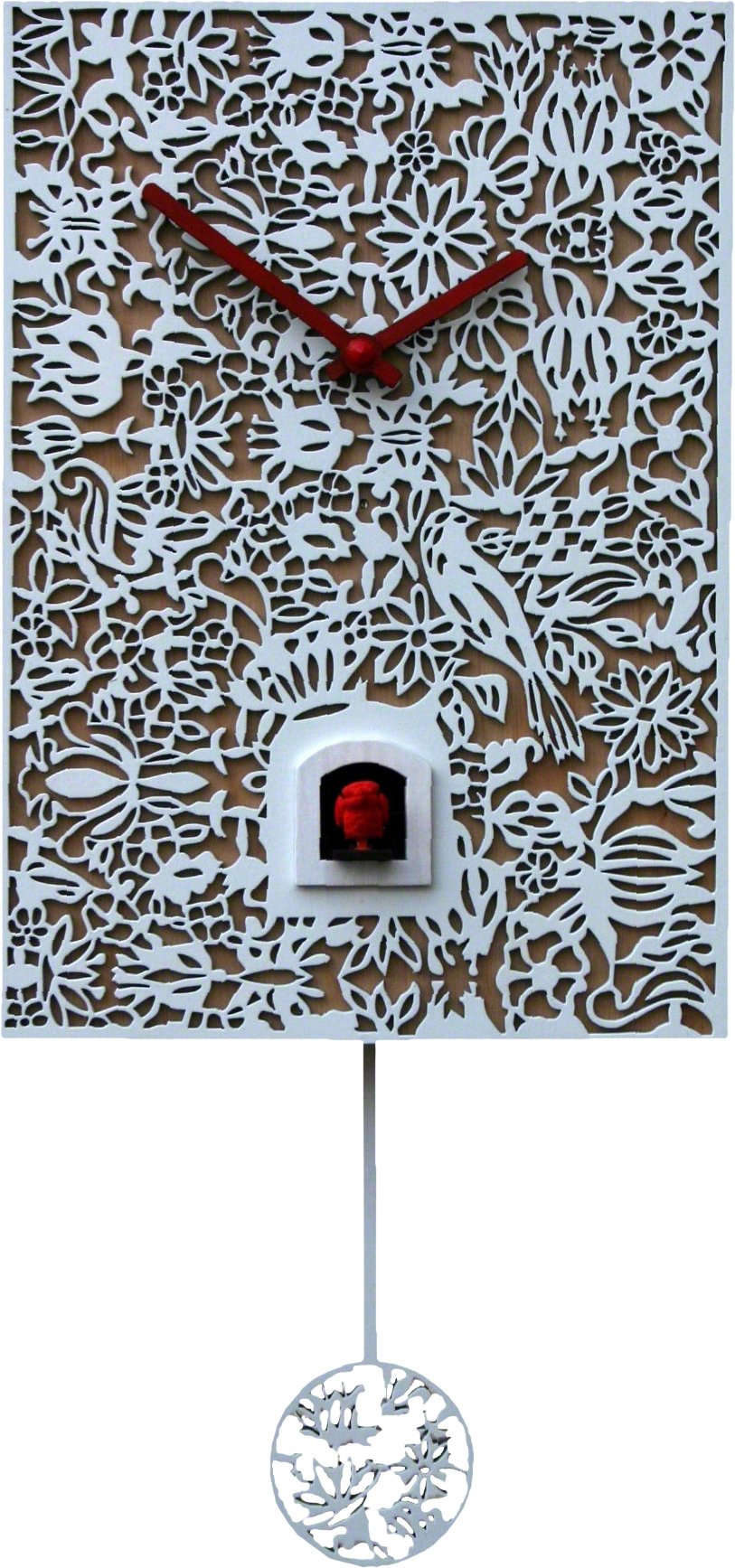 Cuckoo Clock Quartz-movement Modern-Art-Style 29cm by Rombach & Haas