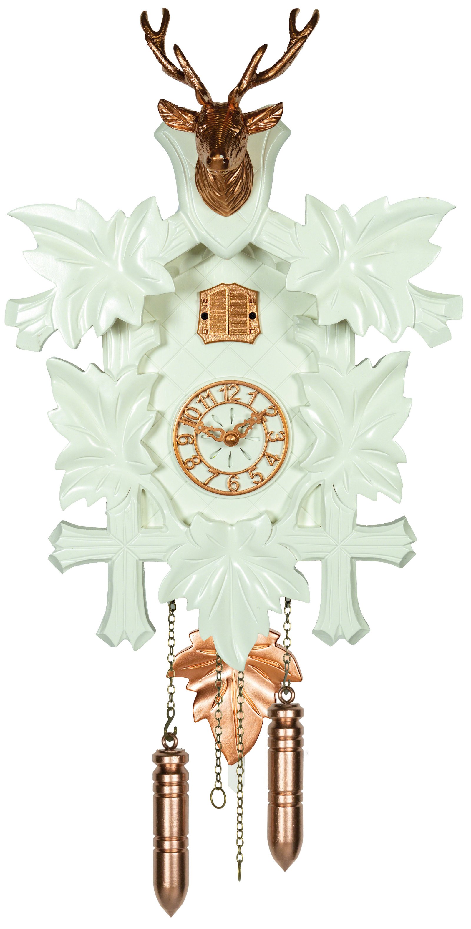 Cuckoo Clock Quartz-movement Modern-Art-Style 40cm by Trenkle Uhren