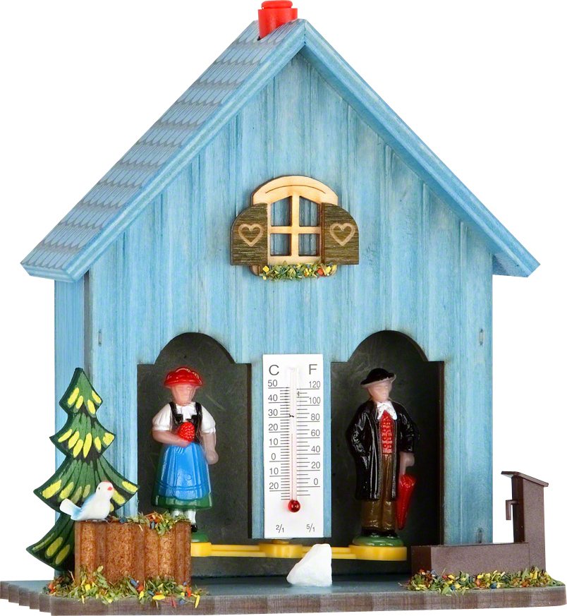 Weather house 15cm by Trenkle Uhren
